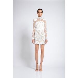 Zhivago raise your hand mini dress white US2